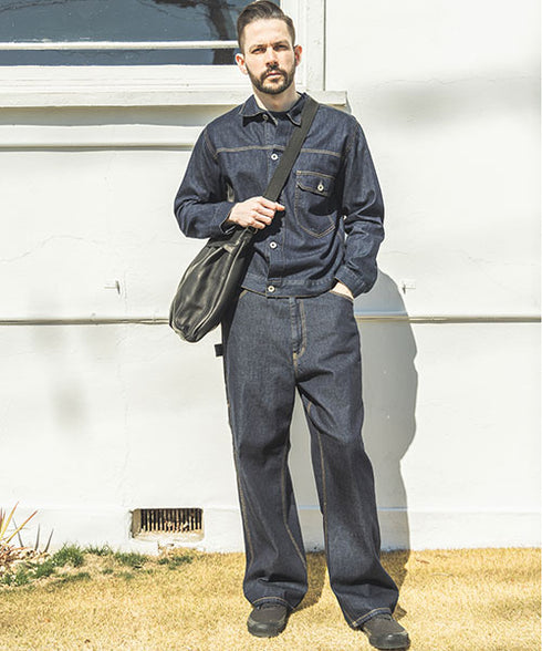 MR.OLIVE E.O.I / IMPERMA-LEATHER / HELMET BAG / ミスターオリーブ インペルマレザー ヘルメットバッグ